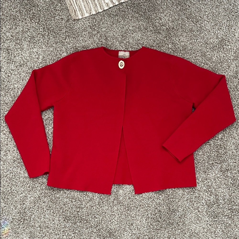Red Cape Style Sweater